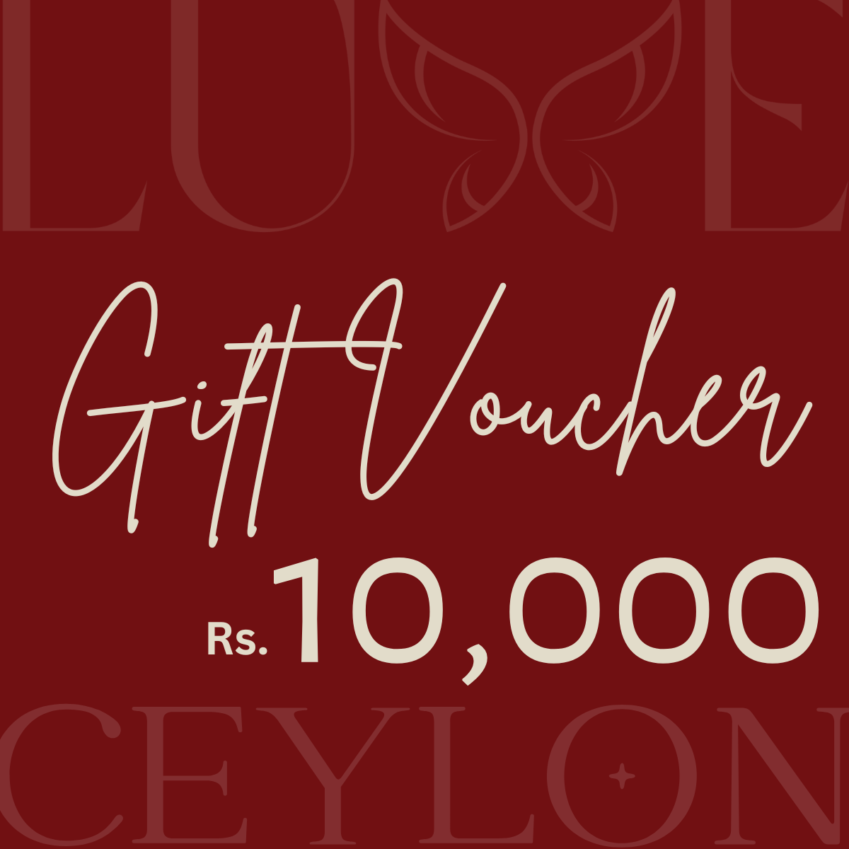 Luxe Ceylon - Gift Vouchers