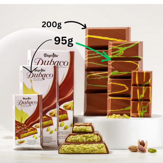 Beyoğlu Dubaco Milk Chocolate with Kadayif and Pistachio Cream - 95g