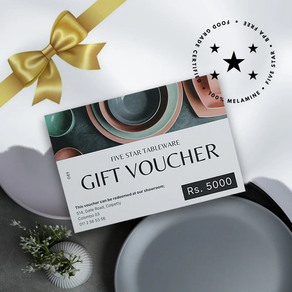Five Star Melamine - Gift Vouchers