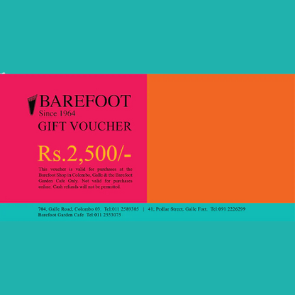 BAREFOOT - Gift Vouchers