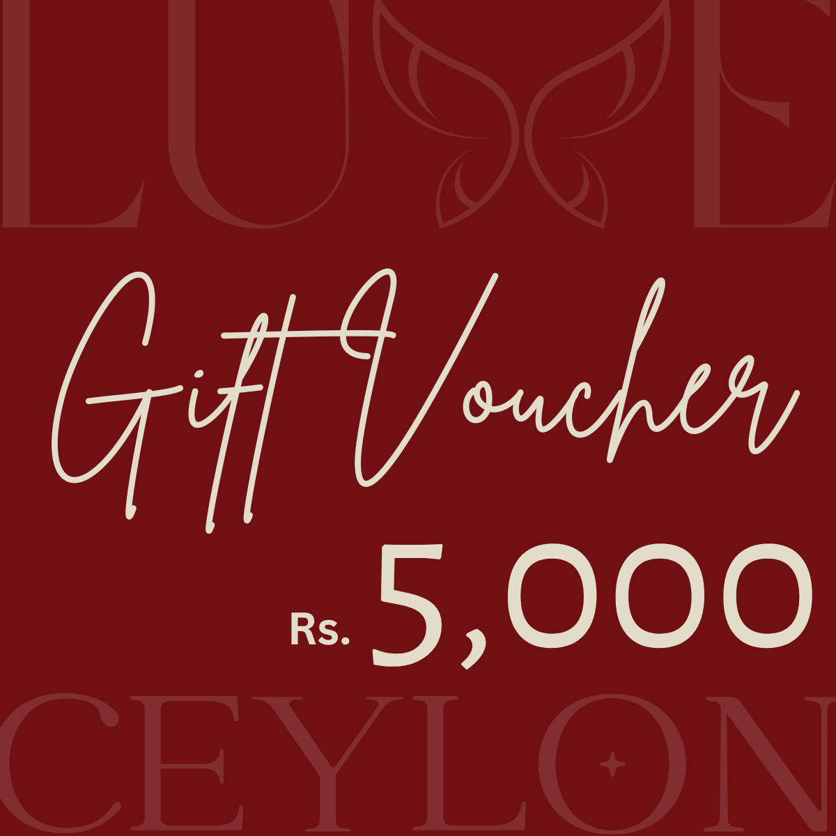 Luxe Ceylon - Gift Vouchers