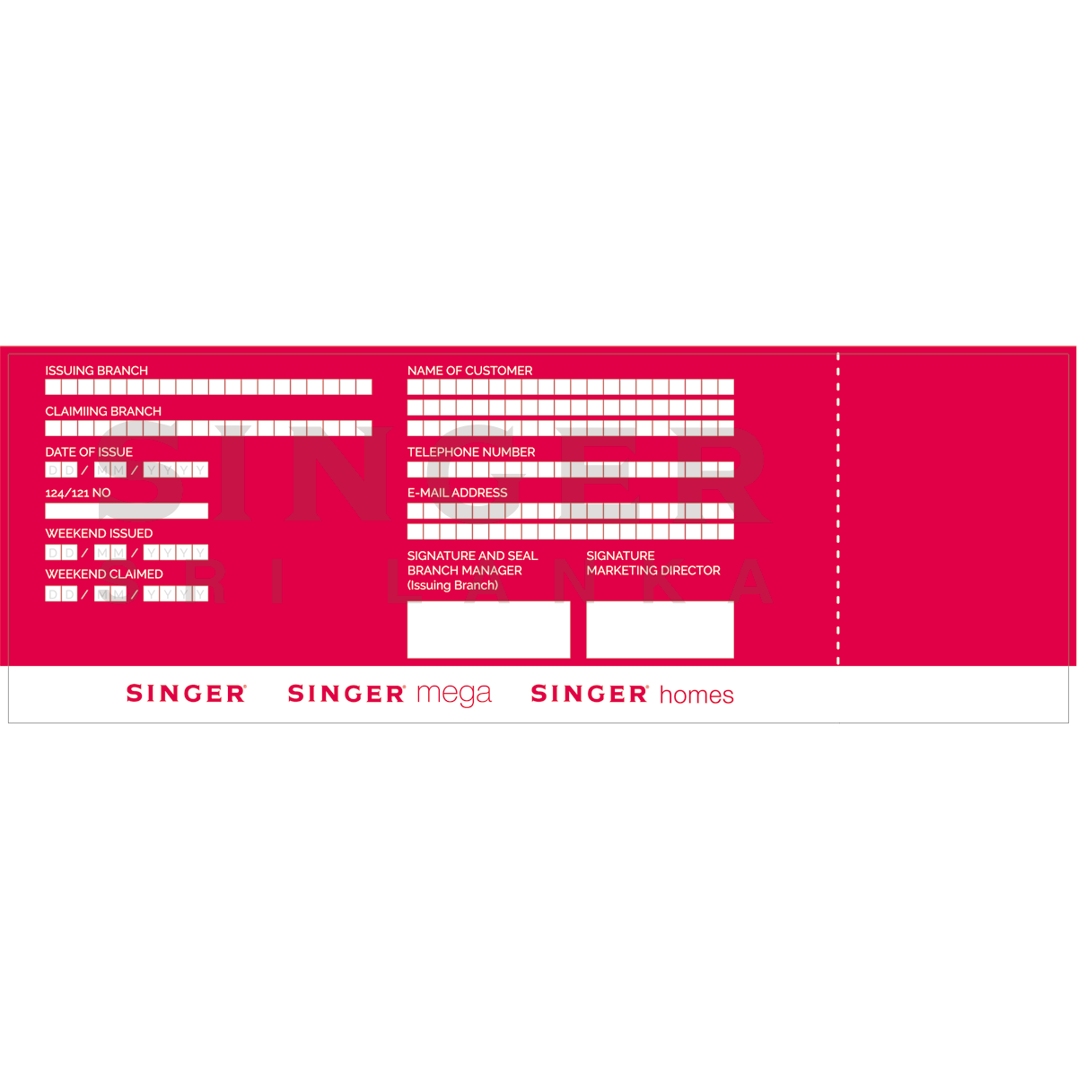 Singer -Gift Voucher