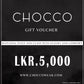CHOCCO - Gift Vouchers