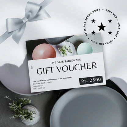 Five Star Melamine - Gift Vouchers